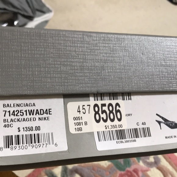 Balenciaga cagole sling back pointy toe heels. Made in Italy. NWT. - Picture 11 of 12